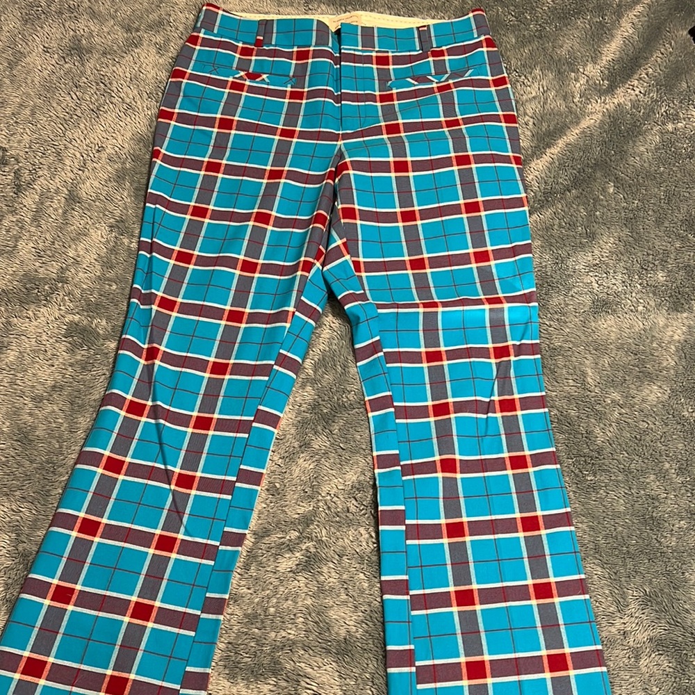 Anthropologie plaid pants